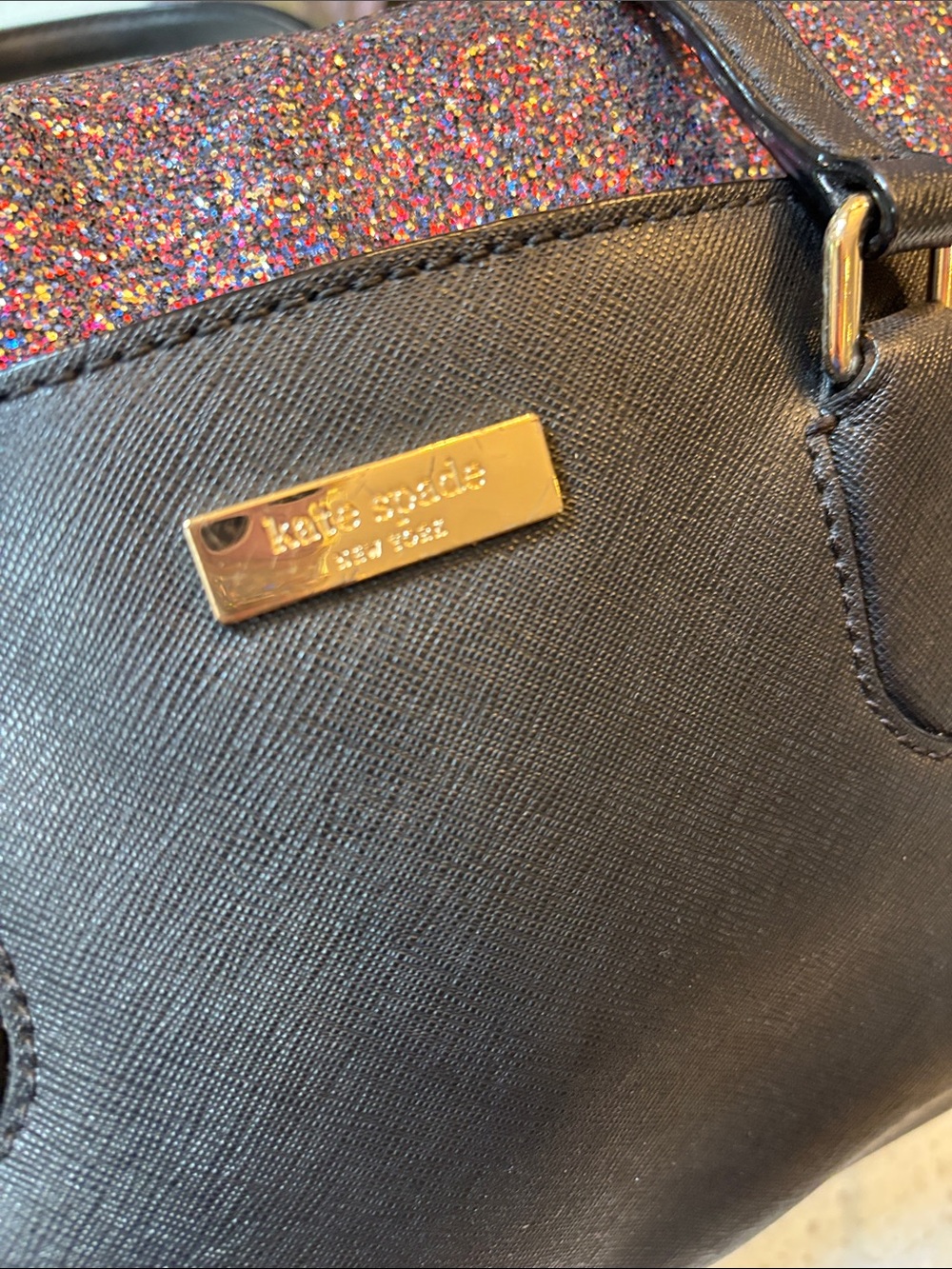 Kate Spade Laurel Way Glitter Crossbody - Picture 8 of 11